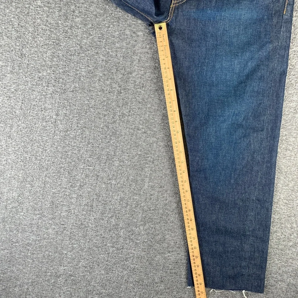 Levis 511 Selvedge Jeans Men 36x26 White Oak Denim Made In USA Frayed